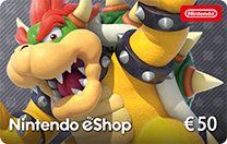 Nintendo e-shop 50 €