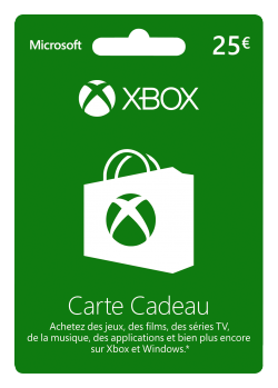 Carte XBOX 25€